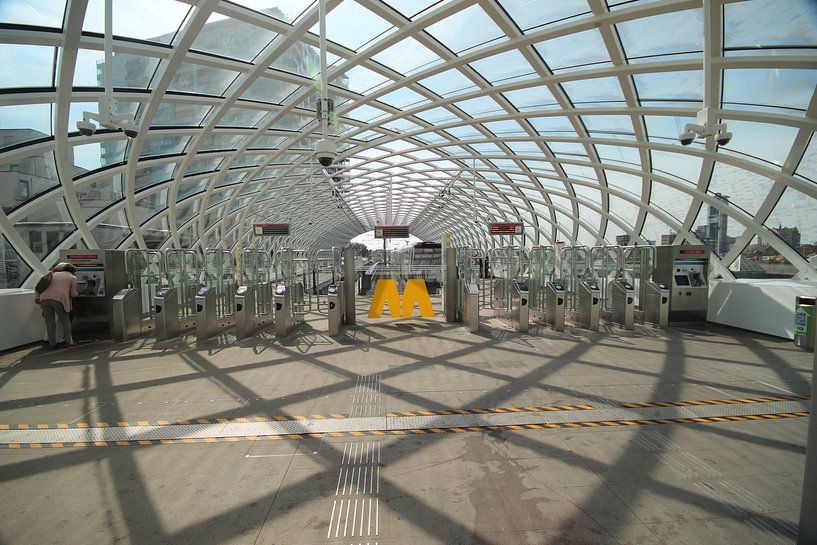 Nieuw metro station voor Randstadrail in Den Haag bij het Centraal station von André Muller