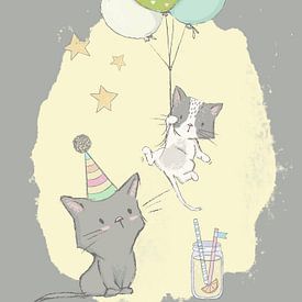 Kitten party by Lucia