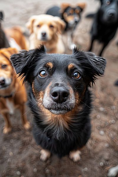 dogs in and around the house by Egon Zitter