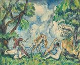 Paul Cézanne. Battle of love, 1880 van 1000 Schilderijen thumbnail