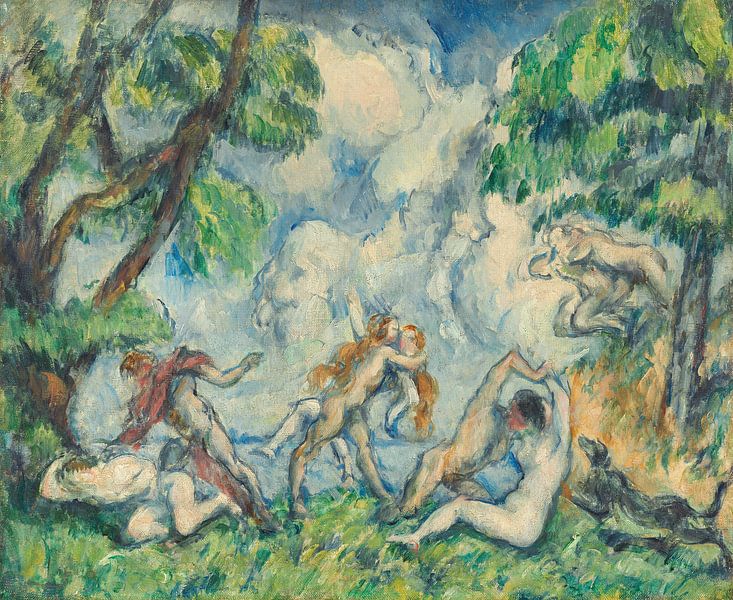 Paul Cézanne. Battle of love, 1880 van 1000 Schilderijen
