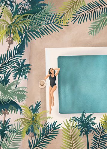 Journée piscine tropicale