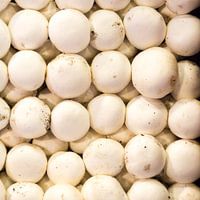 champignons, groente, fruit, wit, markt