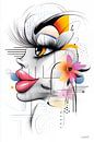 kunstachtige en grappige whimsical karikatuur van Gelissen Artworks thumbnail