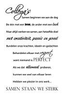 Tekst | Collega's | Wit