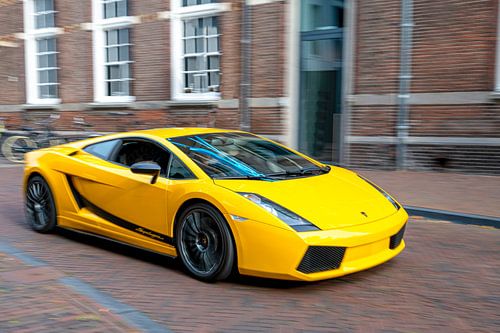 Lamborghini Gallardo Superleggera sportwagen met hoge snelheid