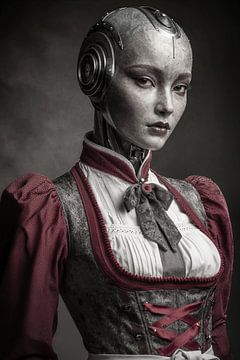 Silence in porcelain by Klaus Tesching - Art-AI