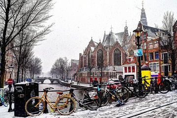 Nieuwe Kerk Amsterdam Winter van Hendrik-Jan Kornelis