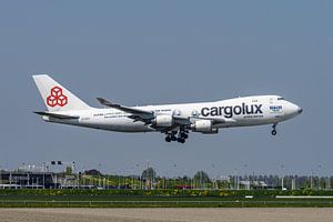 Cargolux Airlines Boeing 747-400 with special livery. by Jaap van den Berg