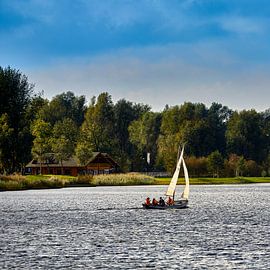 Segeln auf dem See Zoetermeer von Ton Van Zeijl