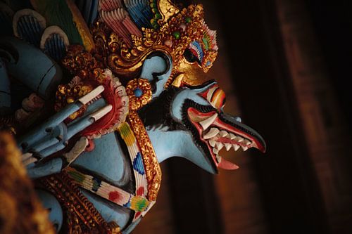 Balinese wooden sculpture: temple mask
