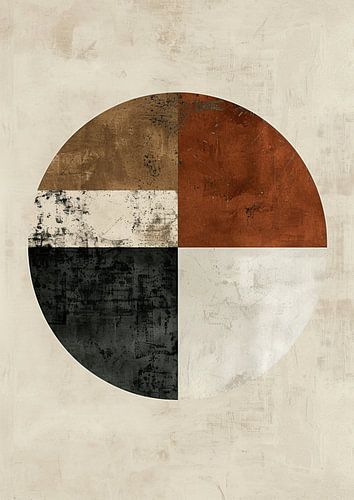 Œuvre d'art moderne boho