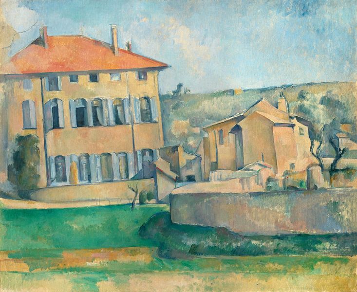 Das Haus in Aix (Jas de Bouffa), Paul Cézanne von All the Masters