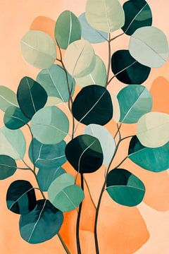 Blätter Arrangement von Poster Art Shop