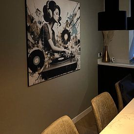 Klantfoto: Spinning Nostalgia van Hans Meertens, als artframe