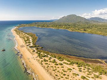 Lagoon and sandbar near Lake Korission