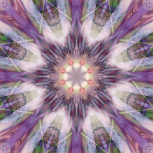 Mandala P998 Dezent von Claudia Gründler