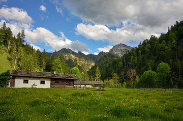 Alpenzomer in de Chiemgau in de Beierse Alpen van Christian Peters