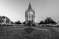 Hôtel de ville, Gouda. Noir et blanc