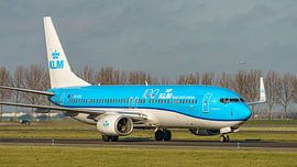 KLM Boeing 737-800 passenger aircraft. by Jaap van den Berg