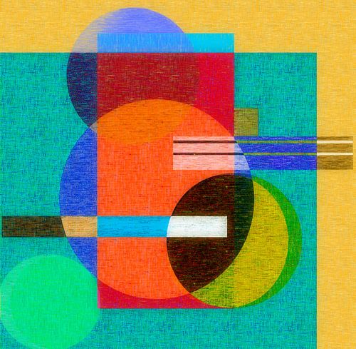 Geometrische Farbe abstrakt