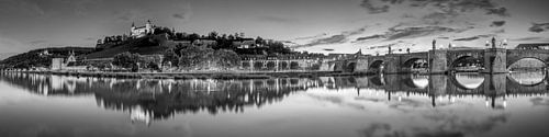 Würzburg schwarz-weiß von Manfred Voss, Schwarz-weiss Fotografie