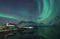 Noorderlicht in Noorwegen by margriet kersbergen  thumbnail