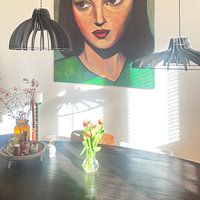 Klantfoto: SimplyBeauty (gezien bij vtwonen) van Lucienne van Leijen, op canvas