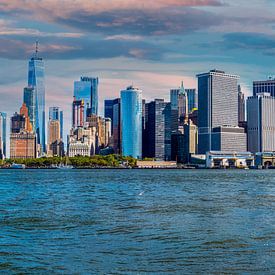 Panorama van Manhattan, New York van Ruurd Dankloff