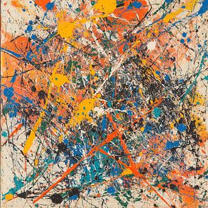 Explosive Farbe und Bewegung