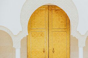 Porte joliment décorée à Rabat | Maroc | Photo de voyage