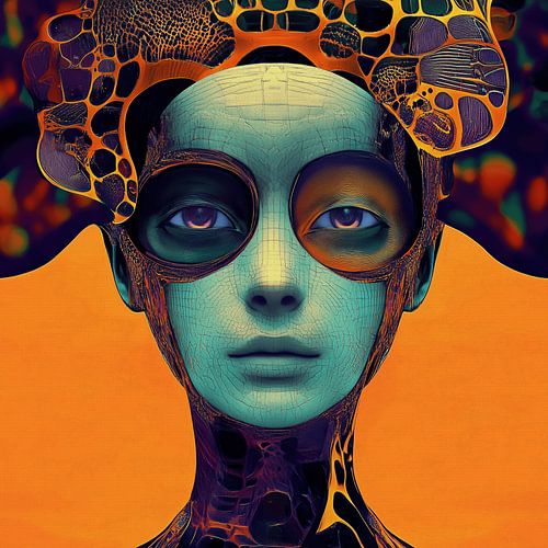 Vrouwenportret met hoofdtooi