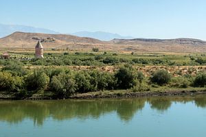 Iran : paysage entre Tabriz et Shoja