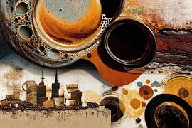 abstract coffee art by Egon Zitter