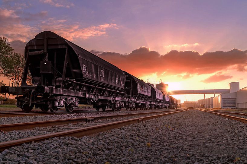 sunset-express par Ruben Van der Sanden
