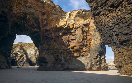 La plage de la Cathédrale, en Galice, sur la côte nord-ouest de l'Espagne