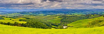 Panorama van het Toscaanse landschap van Henk Meijer Photography