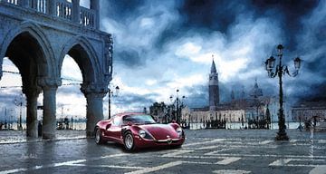 Alfa Romeo 33 'la Stradale' - San Marco Plein, Venetië (Italië)
