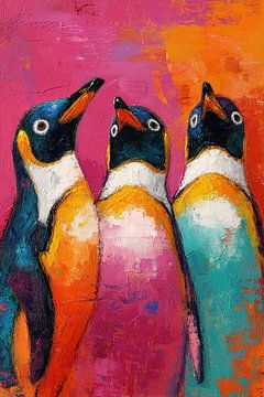 Pinguin Farbe | Pinguin Trio