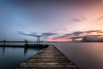 Sonnenuntergang am Schildmeer von Ronnie Schuringa