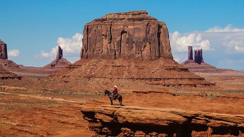 Monument Valley with native Navajo American