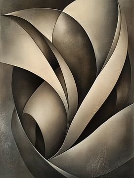 Beige Vormen | Gelaagde Beige En Taupe Vormen