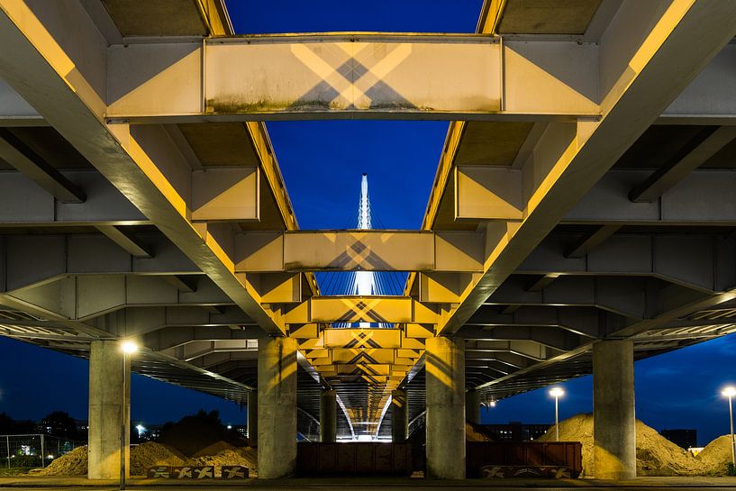 Clausbrug Utrecht by Utrecht by Night