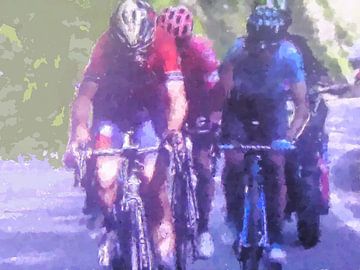 Cycling in the Tour de France by Paul Nieuwendijk