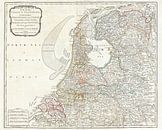 Karte der Niederlande 1794 von Atelier Liesjes Miniaturansicht