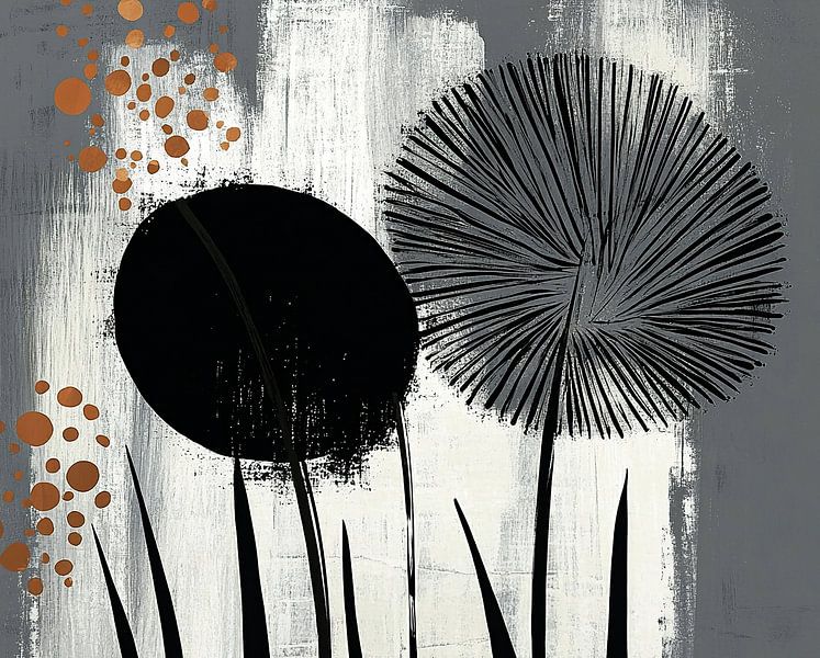 Midnight Blooms Burst by Zen and More