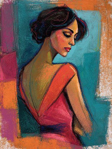 Mount Zion Women Painting by Abstract Painting