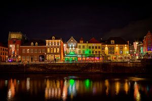 Roermond bei Nacht