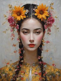 Femme indienne beaux-arts sur Jolique Arte