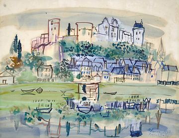 Raoul Dufy - Chinon (1937) van Peter Balan